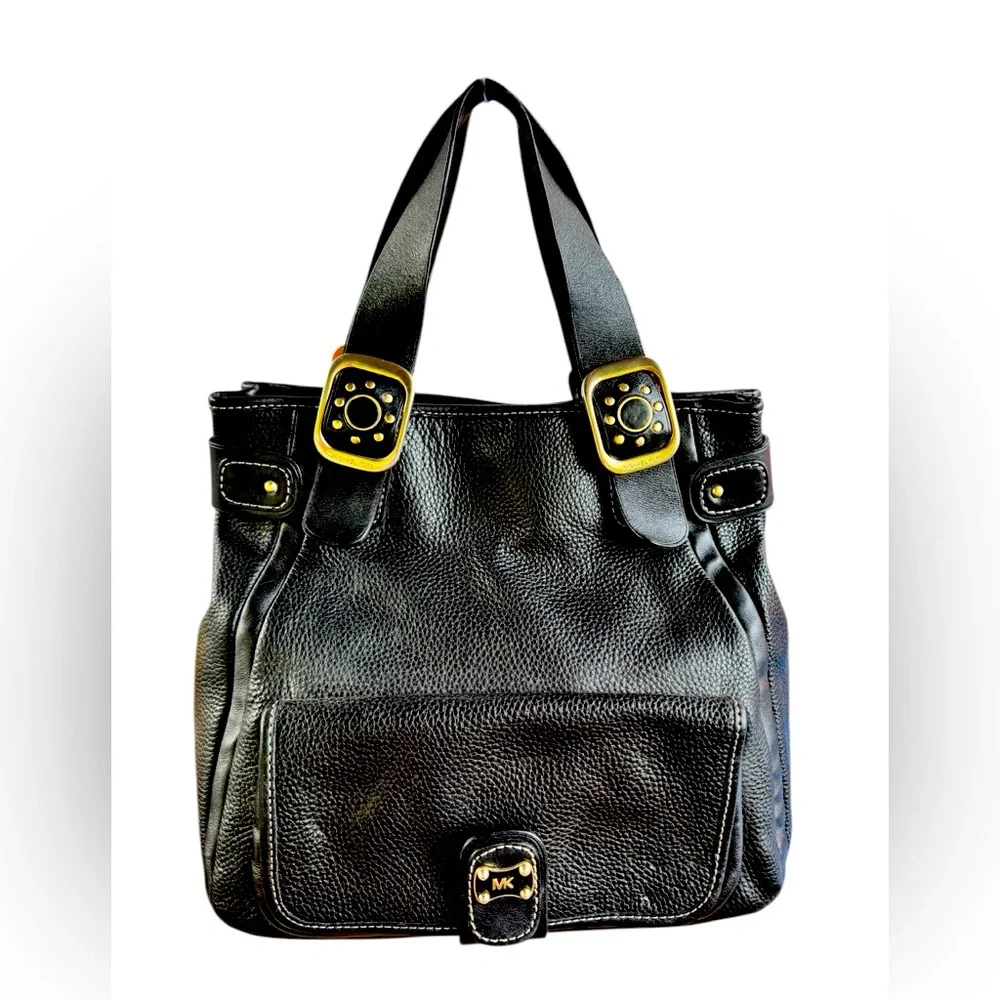 Michael Kors Black Vintage with Gold Accents